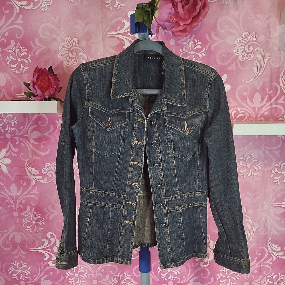 ENDING WINTER SELL!! Axcess Dark Blue Jean Jacket